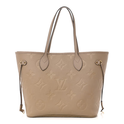 Louis Vuitton Empreinte Monogram Giant Neverfull MM Tourterelle 1 of 10