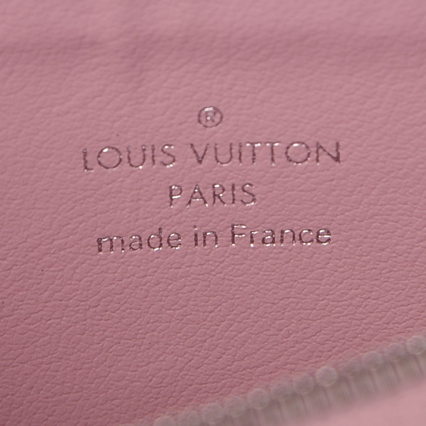 Epi Felicie Chain Wallet Zippered Insert Rose Ballerine