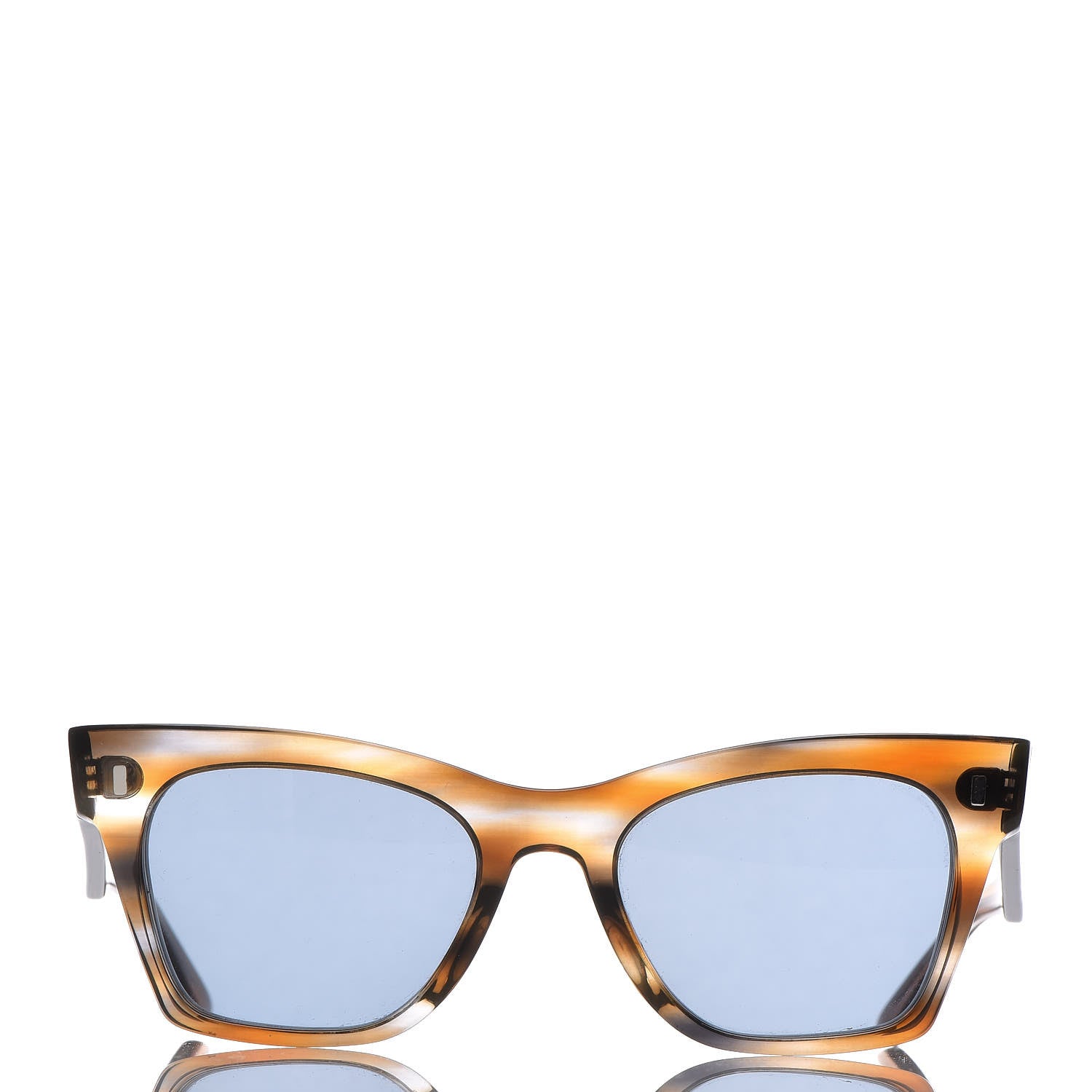 Celine Acetate Cat Eye Sunglasses CL 40052U Havana 2 of 8