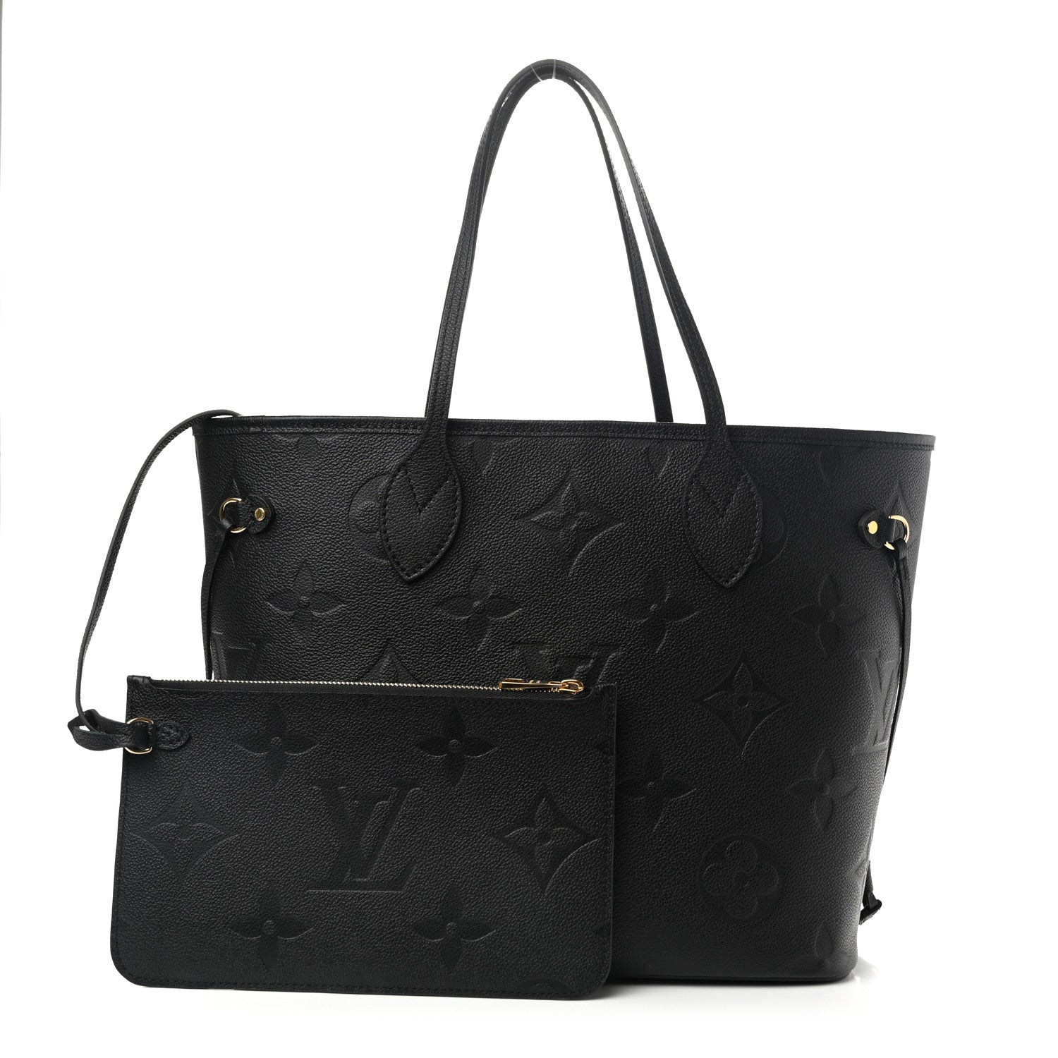 Louis Vuitton Empreinte Monogram Giant Neverfull MM Black 1 of 11