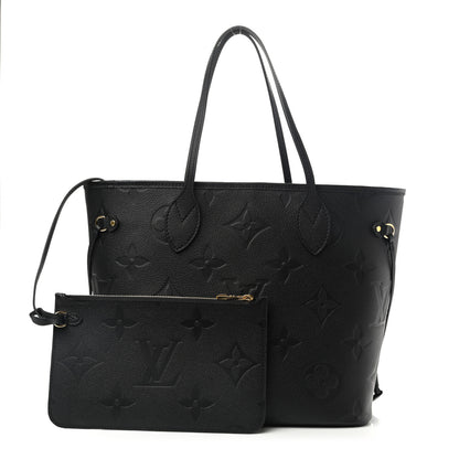 Louis Vuitton Empreinte Monogram Giant Neverfull MM Black 1 of 11
