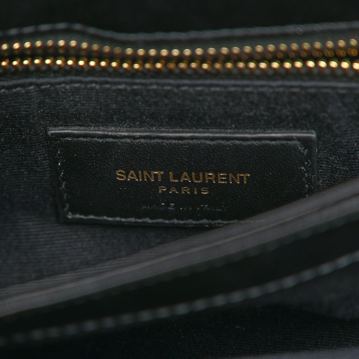 Saint Laurent Calfskin Y Quilted Monogram Toy Loulou Crossbody Bag Black 6 of 9