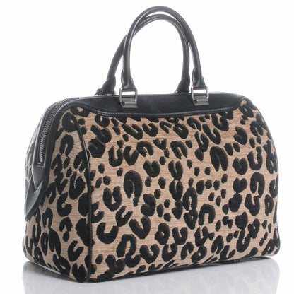 Louis Vuitton Jacquard Velvet Leopard Print Stephen Sprouse Speedy 3 of 7