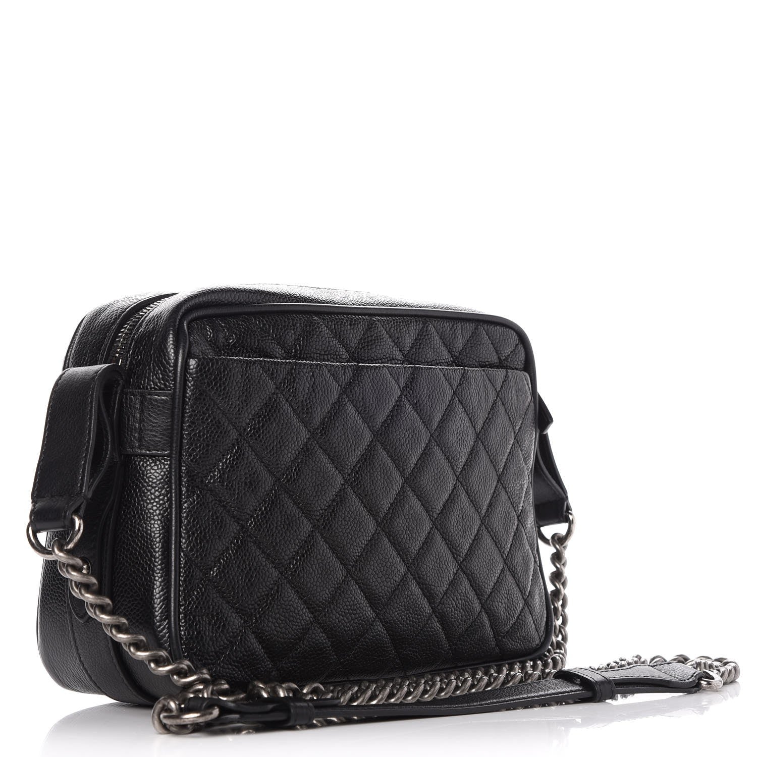 Chanel Caviar Quilted Medium Business Trip Camera Bag Black 3 of 8
