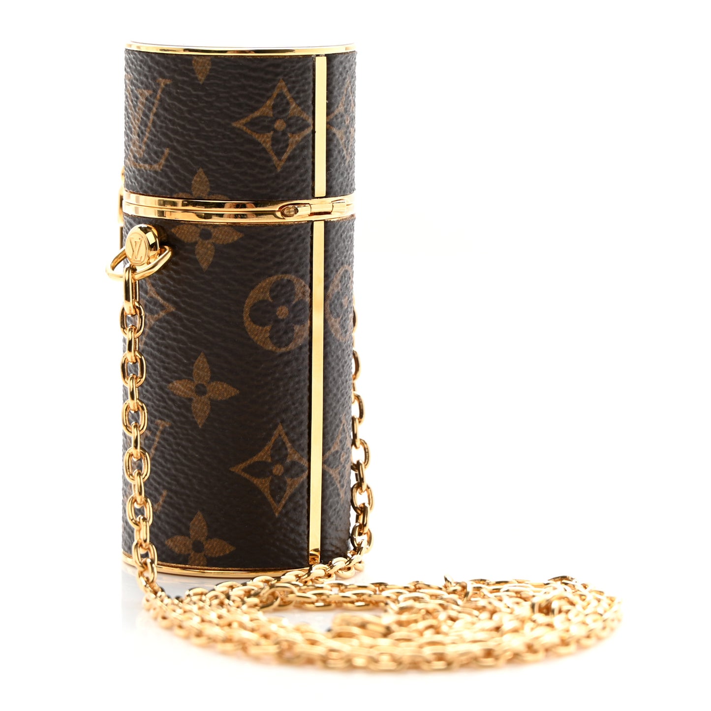 Monogram Chain Lipstick Case