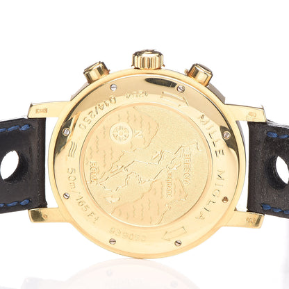 Chopard 18K Yellow Gold Calfskin 40mm Mille Miglia Limited Edition Chronometer Automatic Watch Black 6 of 11