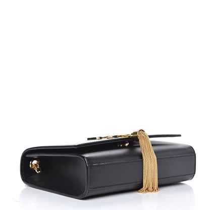 Saint Laurent Calfskin Small Classic Monogram Kate Tassel Satchel Black 4 of 9