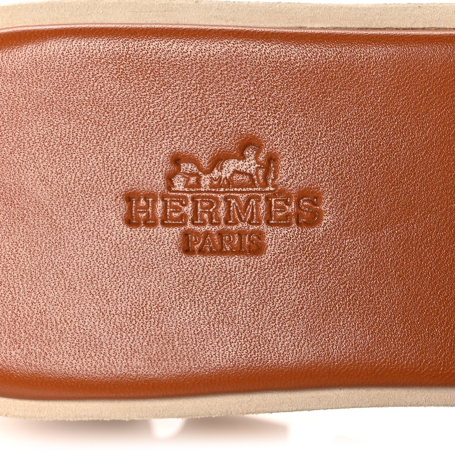 Hermes Calfskin Cork Eze 30 Sandals 39 Marron Glaise 7 of 9