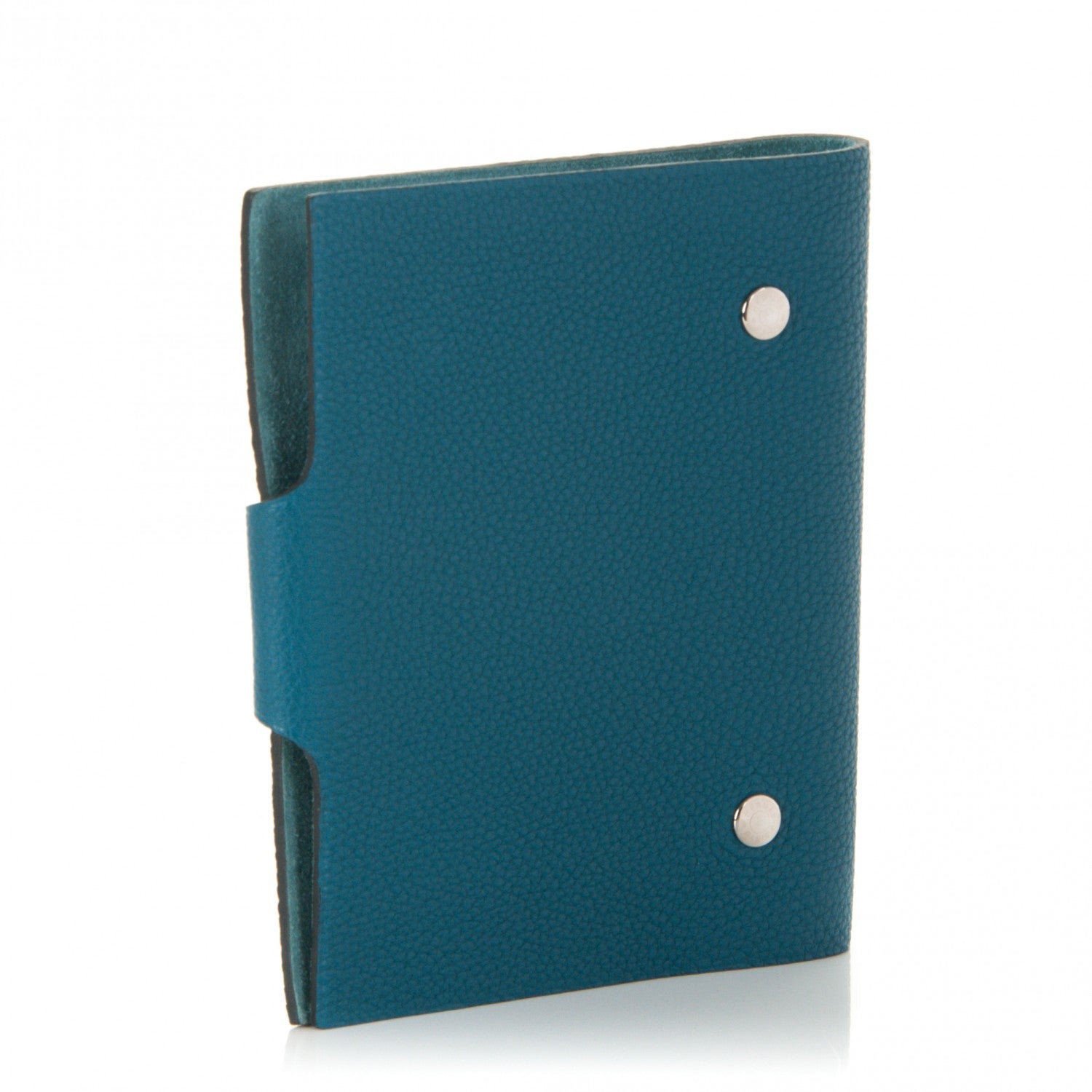 Hermes Togo Ulysse PM Notebook Cover Cobalt 3 of 7