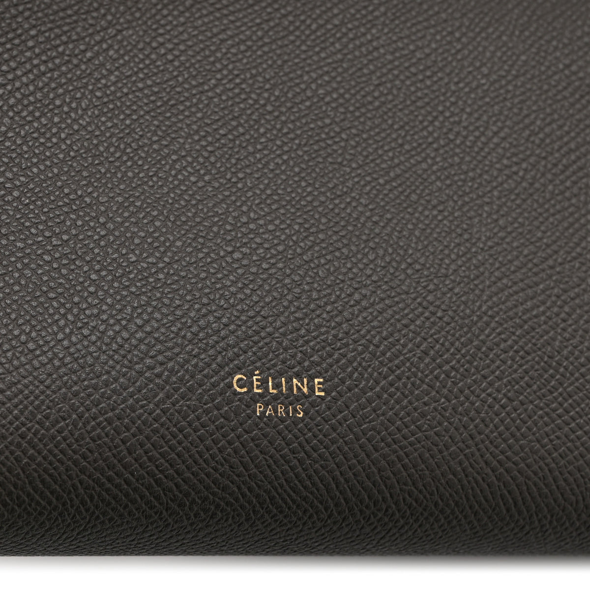 Grained Calfskin Micro Belt Bag Grey
