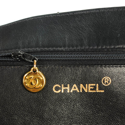 Chanel Lambskin Jumbo Shoulder Bag Black 7 of 8