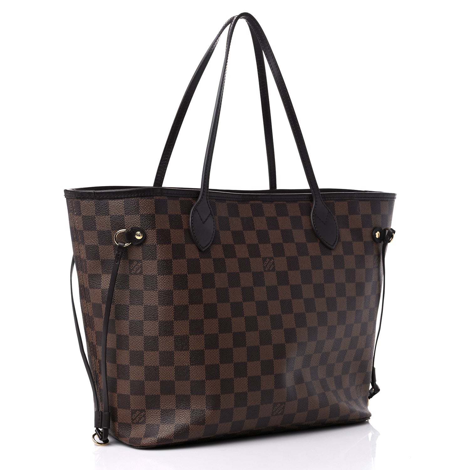 Louis Vuitton Damier Ebene Neo Neverfull MM Rose Ballerine 3 of 15
