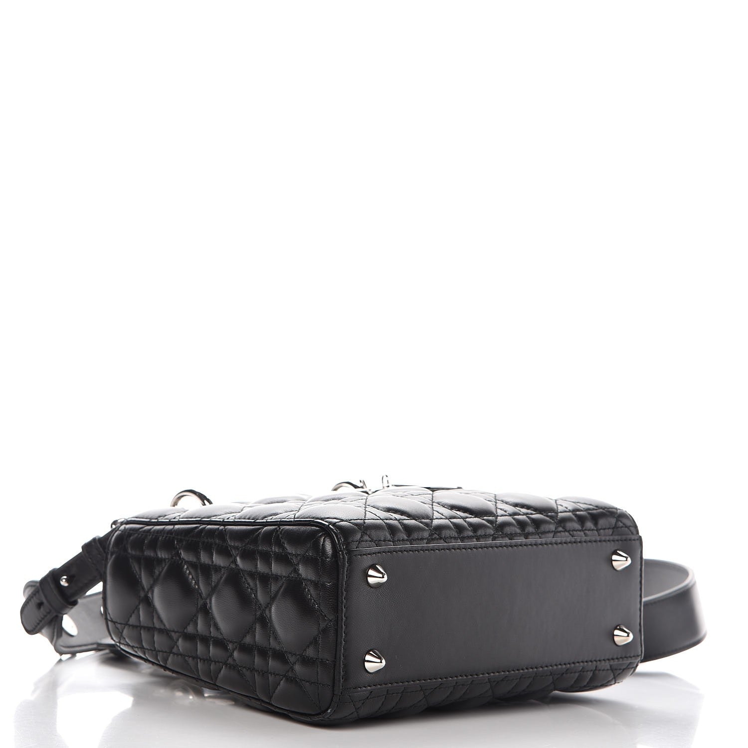 Christian Dior Lambskin Cannage Small Lucky Badges My Lady Dior Black 4 of 7