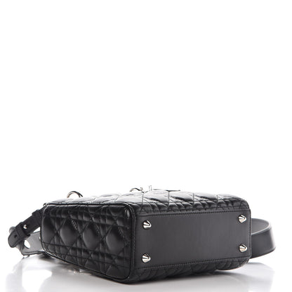 Christian Dior Lambskin Cannage Small Lucky Badges My Lady Dior Black 4 of 7