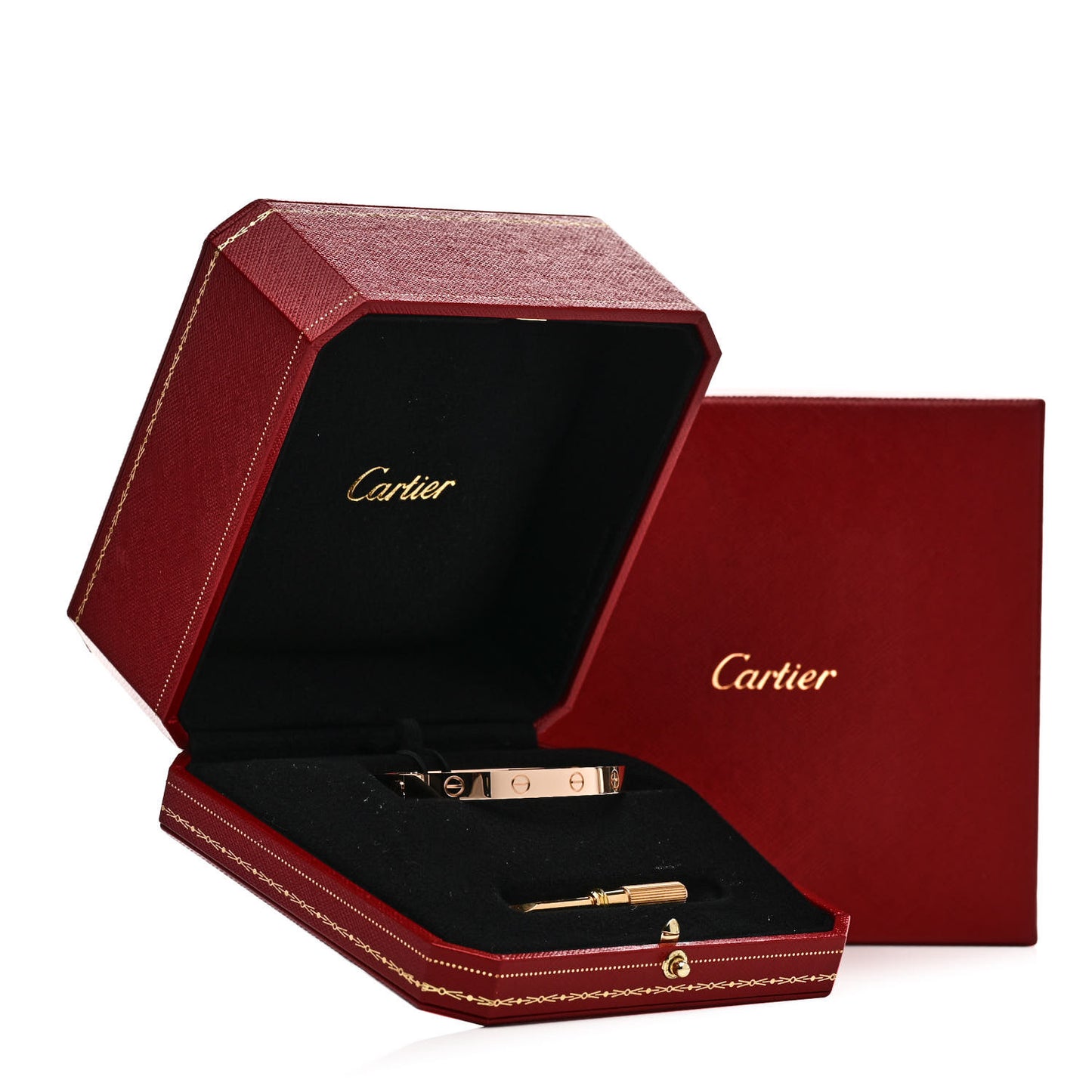 18K Pink Gold LOVE Bracelet 17