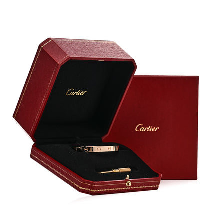 Cartier 18K Pink Gold LOVE Bracelet 17 9 of 9