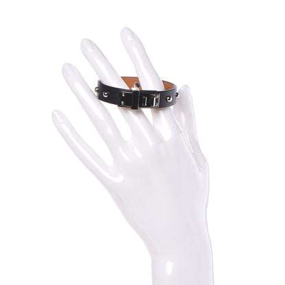 Hermes Swift Mini Dog Clous Ronds Bracelet T2 Black 2 of 6