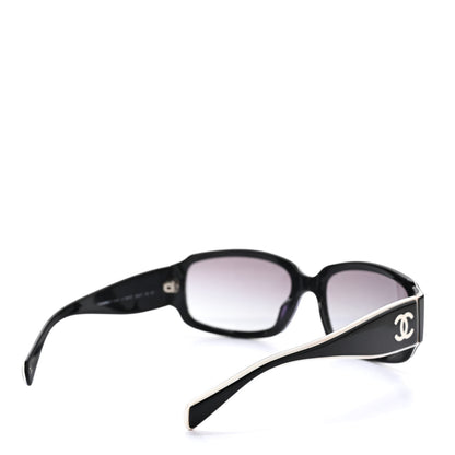 Chanel CC Sunglasses 5144 Black White 5 of 7