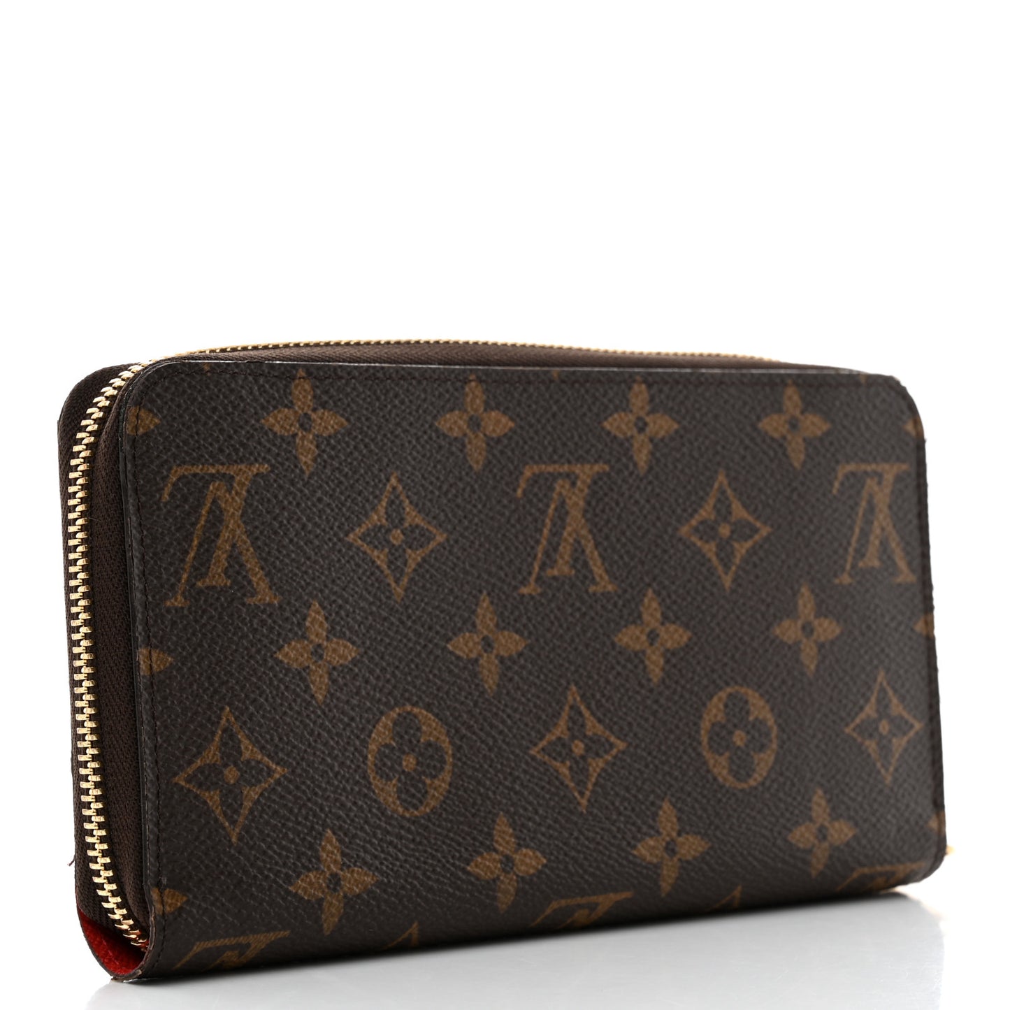 Monogram Zippy Wallet Coquelicot