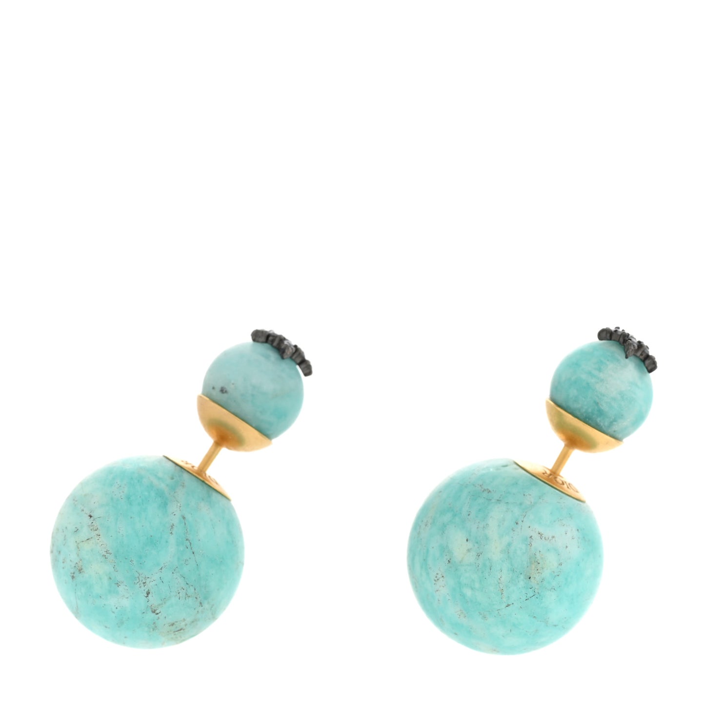 Crystal Star Mise En Dior Tribal Earrings Green