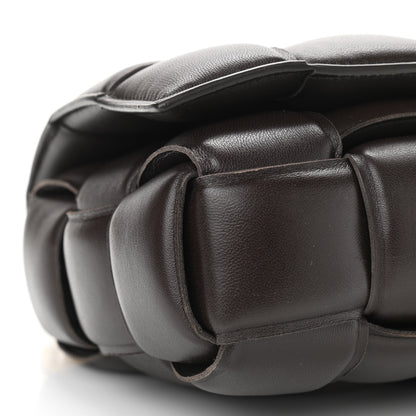 Bottega Veneta Lambskin Maxi Intreccio Padded Chain Cassette Crossbody Bag Black 9 of 10