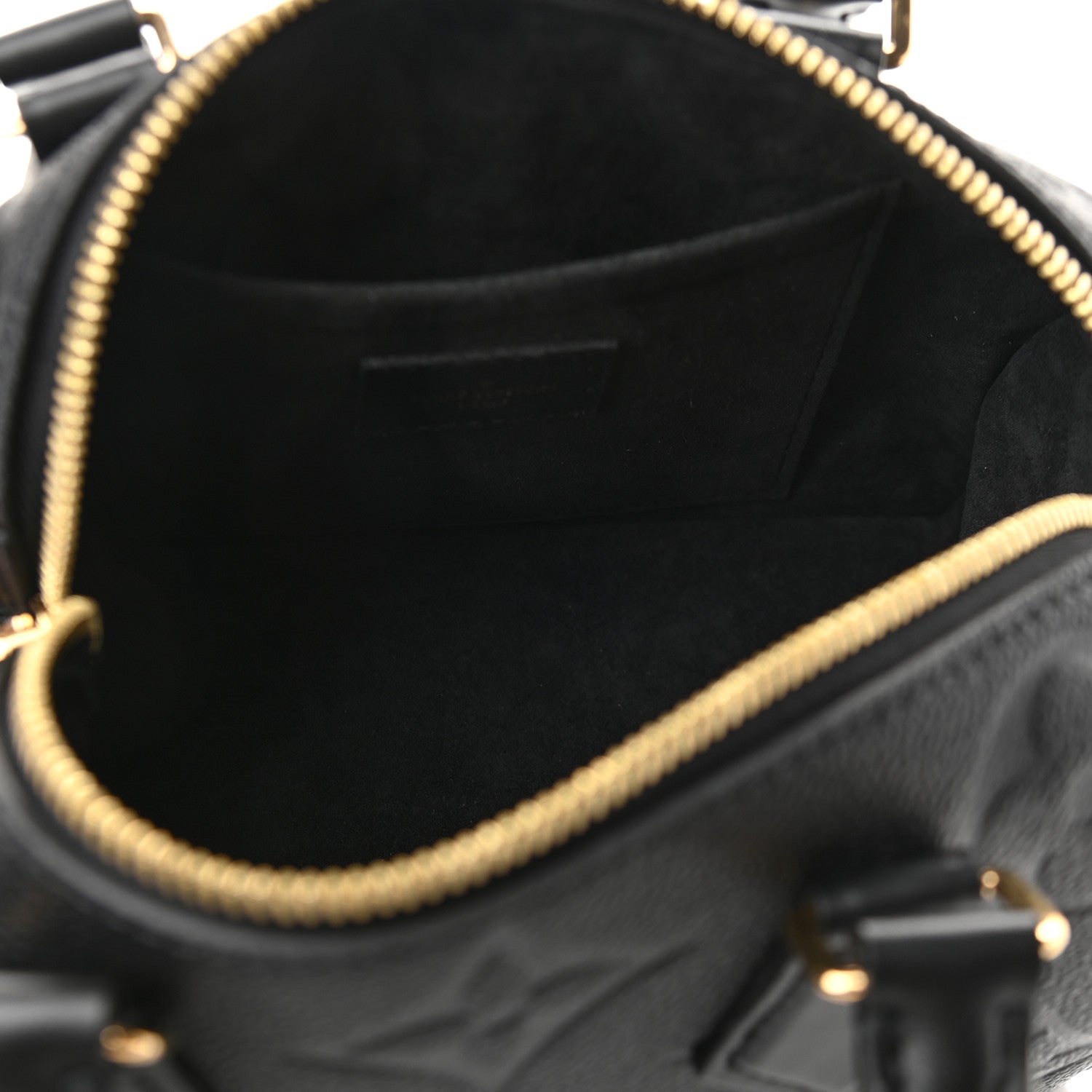 Louis Vuitton Empreinte Monogram Giant Speedy Bandouliere 20 Black 5 of 8