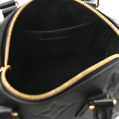 Louis Vuitton Empreinte Monogram Giant Speedy Bandouliere 20 Black 5 of 8