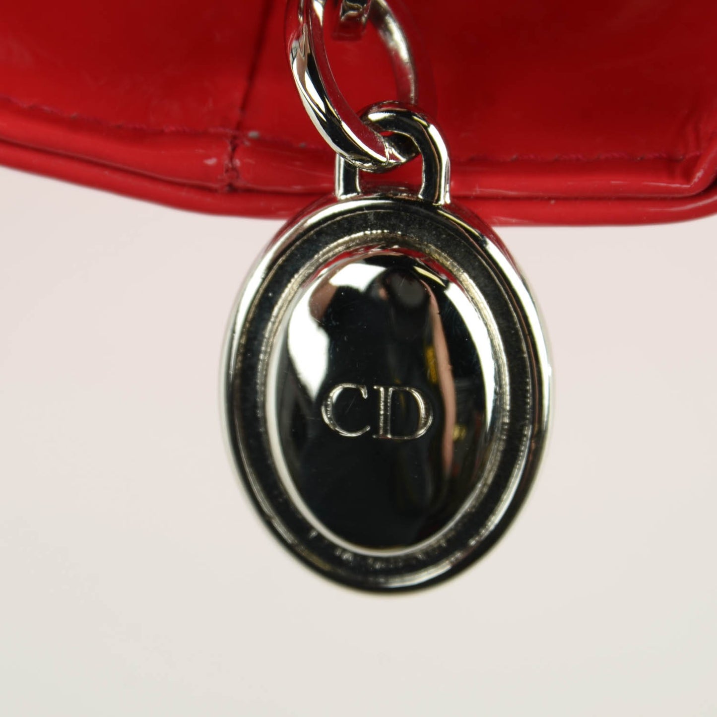 Patent Cannage Medium Lady Dior Light Coral