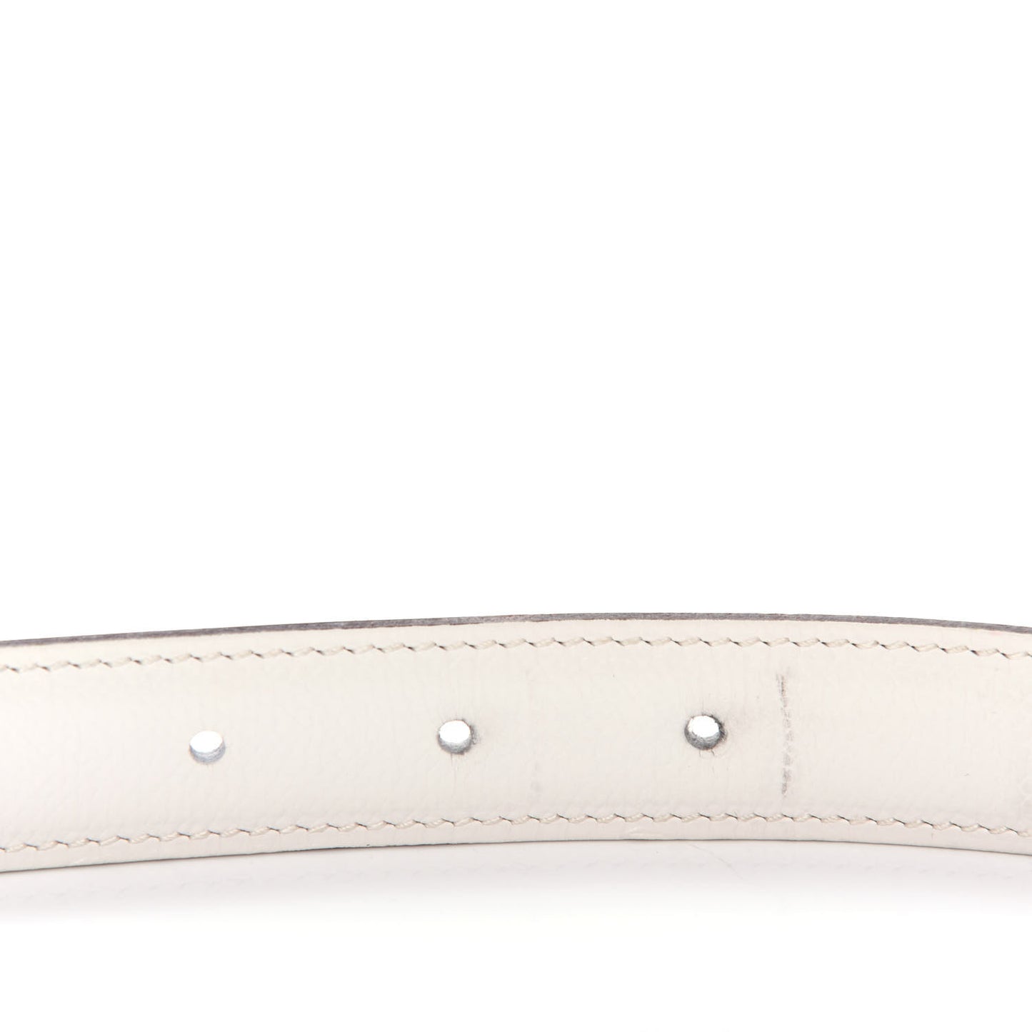 Box Epsom 24mm Mini Constance Belt 85 Orange White
