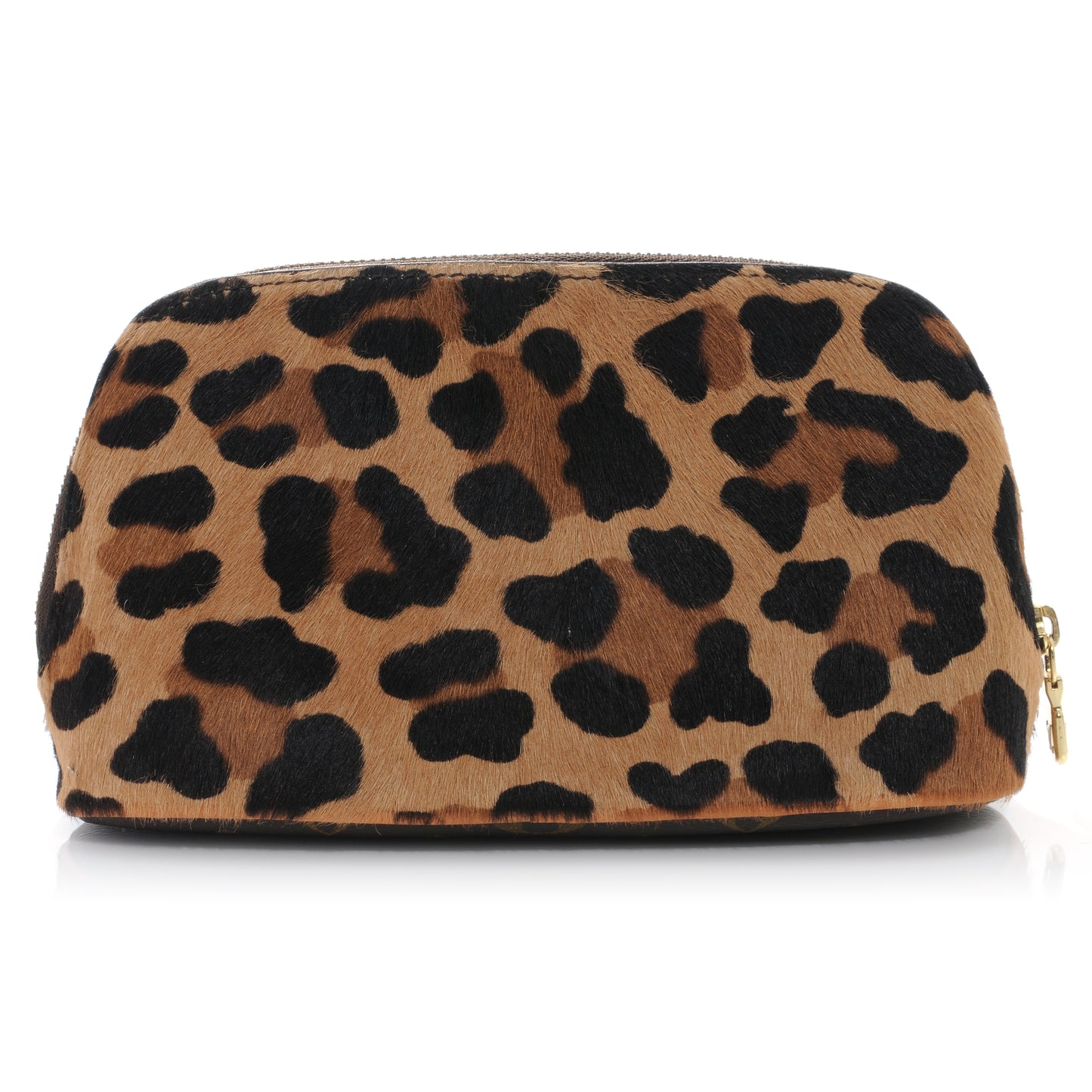 Monogram Azzedine Alaia Leopard Print Pony Hair Cosmetic Pouch