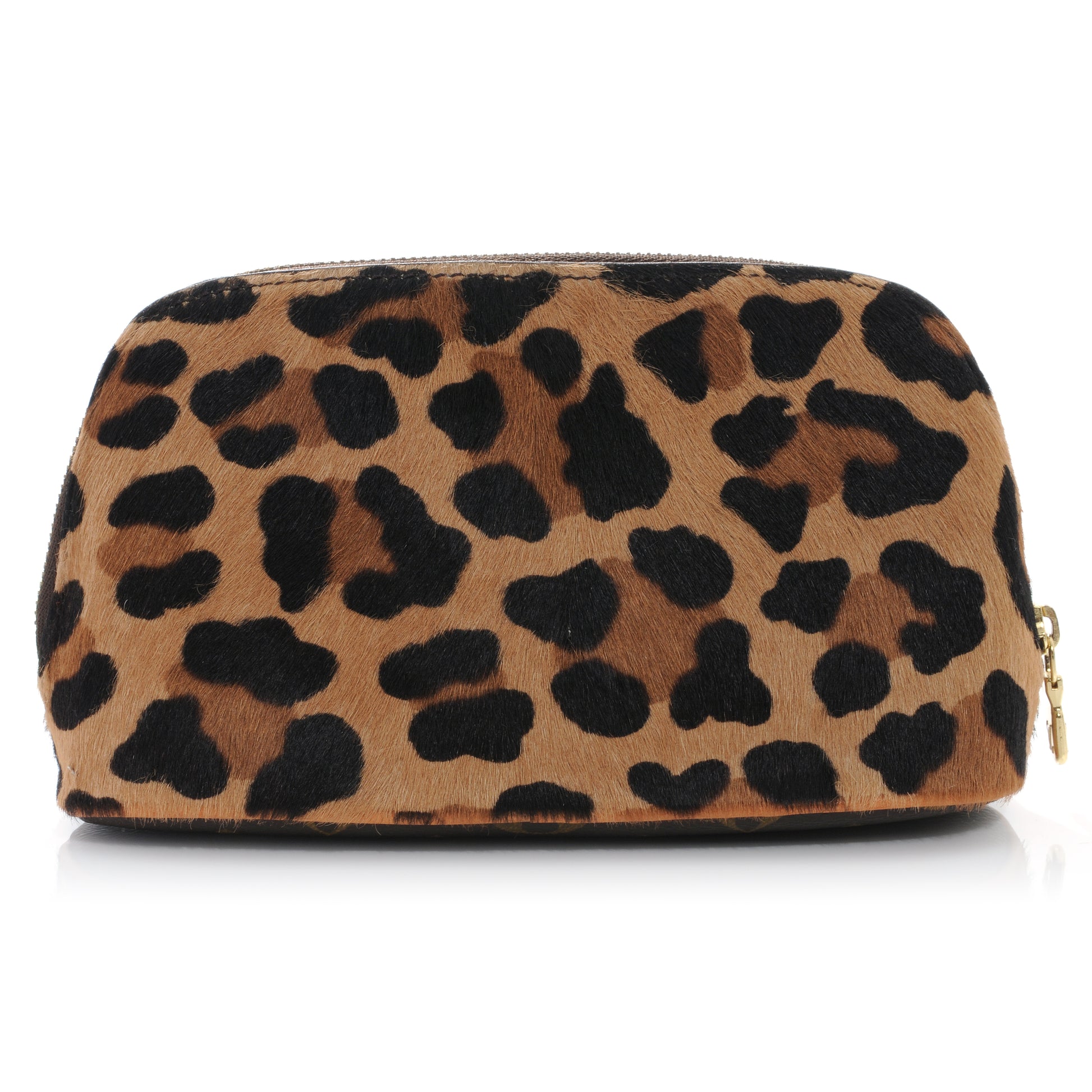 Louis Vuitton Monogram Azzedine Alaia Leopard Print Pony Hair Cosmetic Pouch 1 of 5