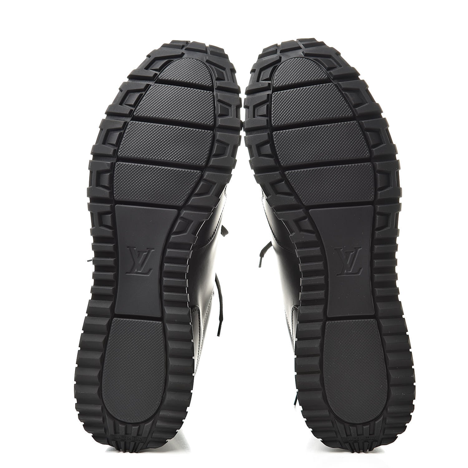 Louis Vuitton Calfskin Run Away Sneakers 12 Black 5 of 12
