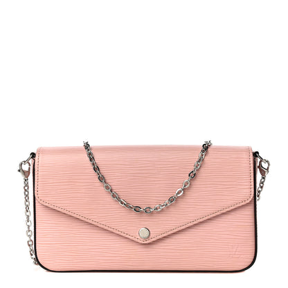 Louis Vuitton Epi Pochette Felicie Rose Ballerine 3 of 11