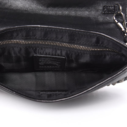 Burberry Prorsum Lambskin Studded Wristlet Clutch Black 6 of 12
