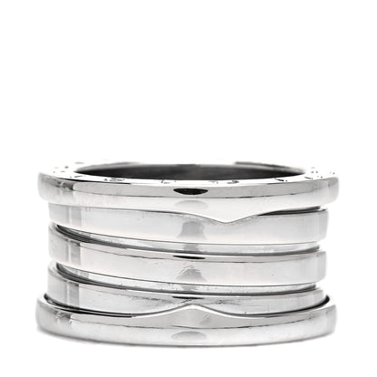 Bulgari 18K White Gold B.Zero1 Four-Band Ring 50 5.25 3 of 5