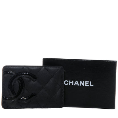 Chanel Calfskin Quilted Cambon Card Holder Black 5 of 8