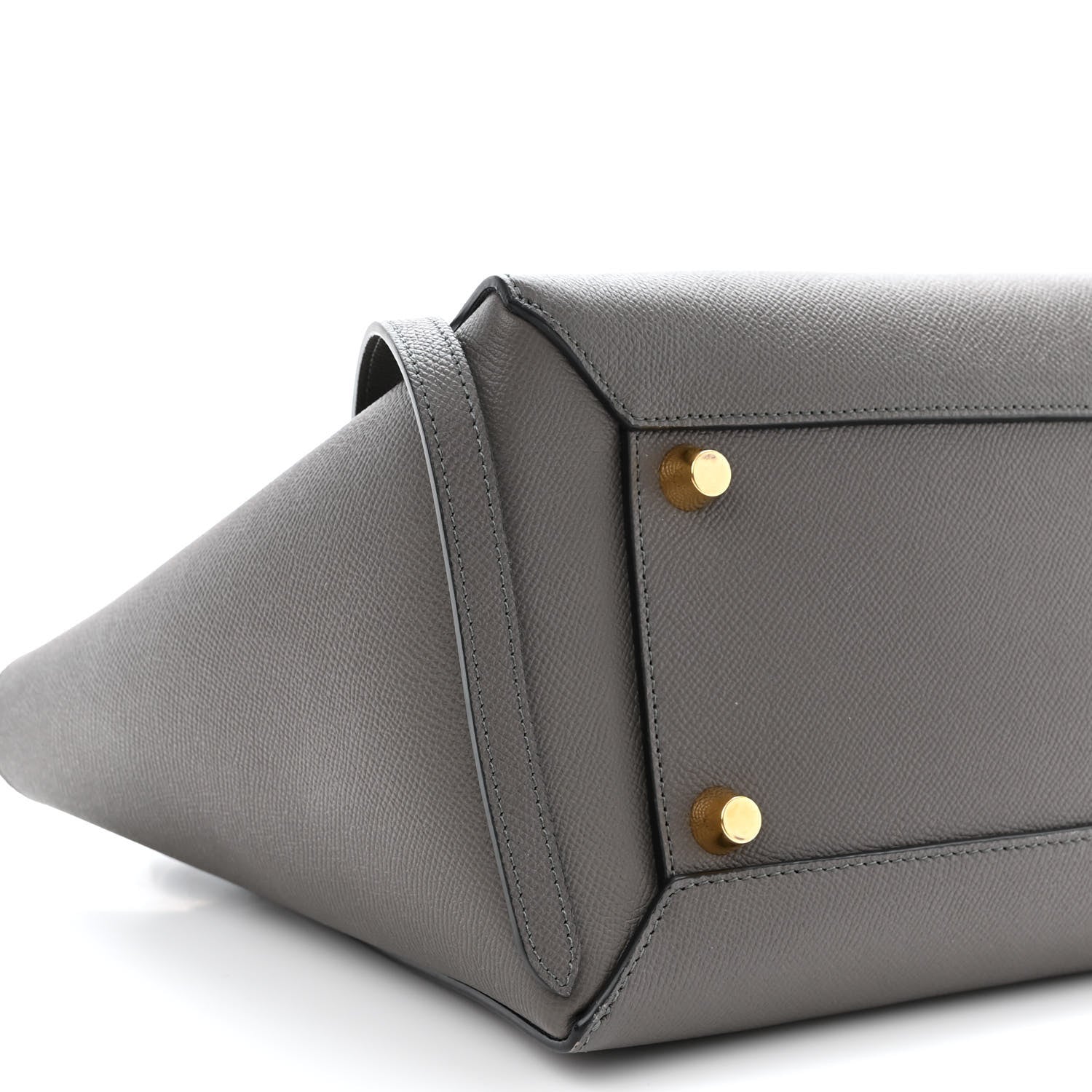 Celine Grained Calfskin Mini Belt Bag Grey 9 of 10