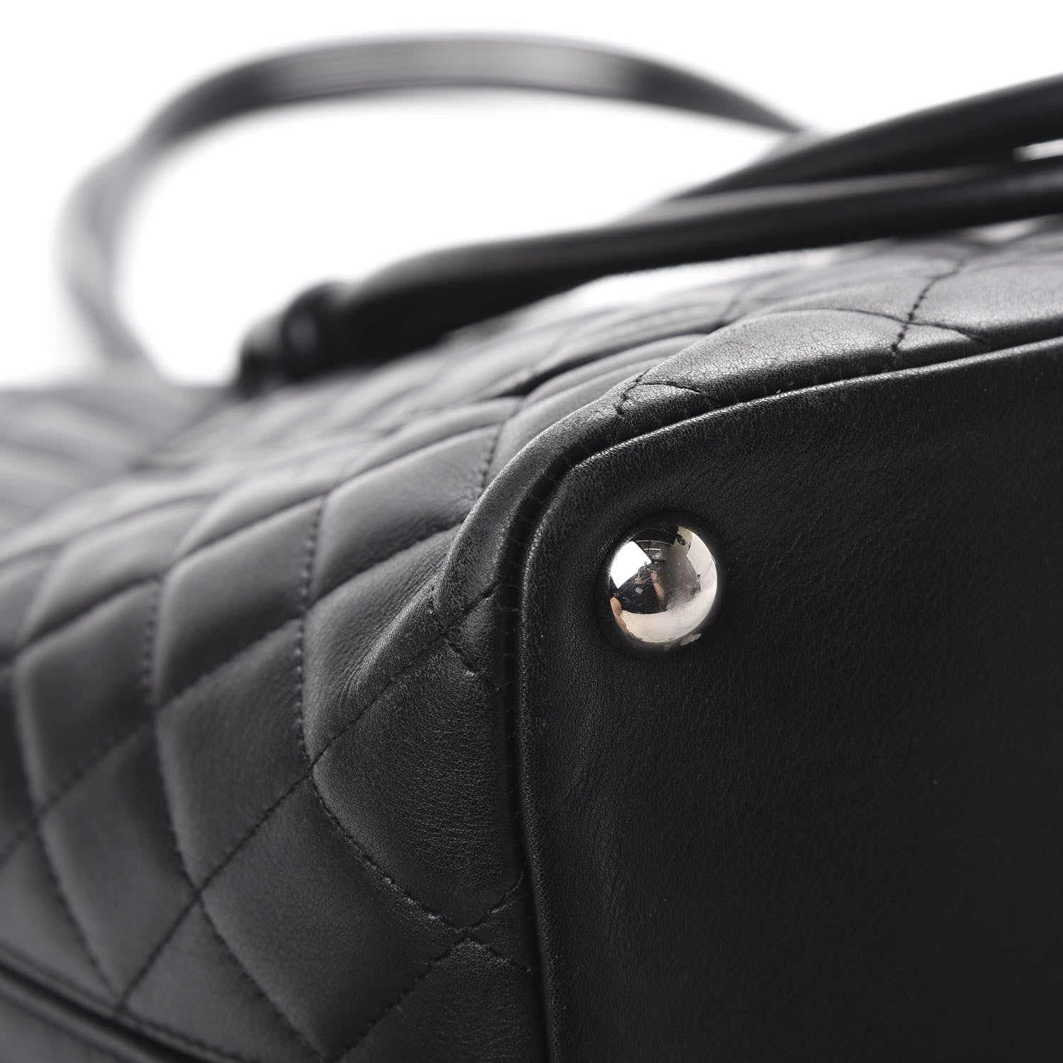 Chanel Calfskin Quilted Large Cambon Tote Black 11 of 16