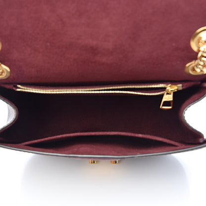 Louis Vuitton Damier Ebene Cuir Taurillon Wight Bordeaux 5 of 10