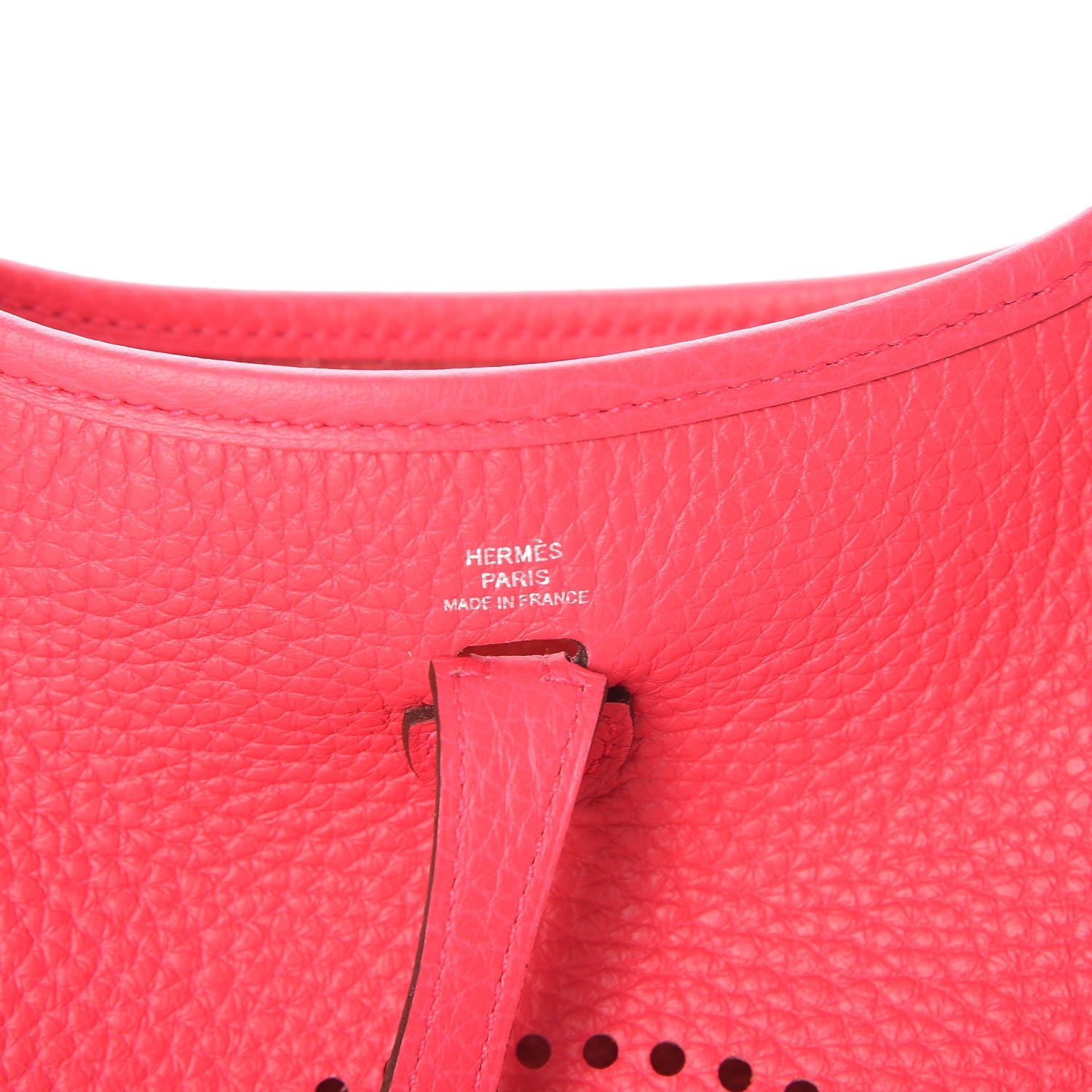 Hermes Taurillon Clemence Evelyne TPM Rose Extreme 6 of 8