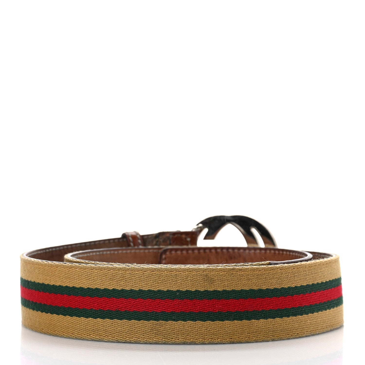 Gucci Canvas Web Interlocking G Belt 2 of 8