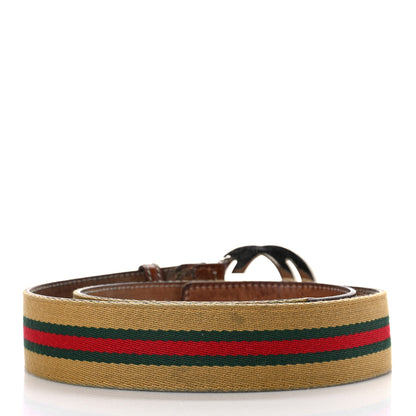 Gucci Canvas Web Interlocking G Belt 2 of 8