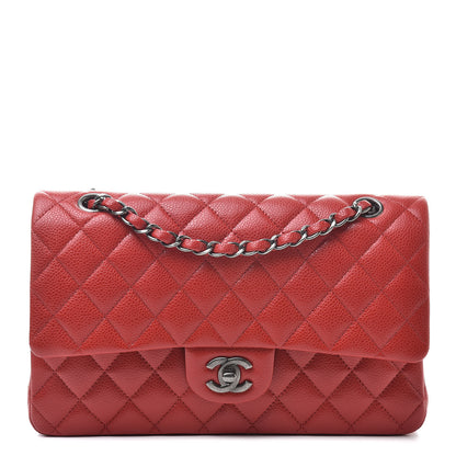 Chanel Caviar Quilted Medium Double Flap Red 1 of 12