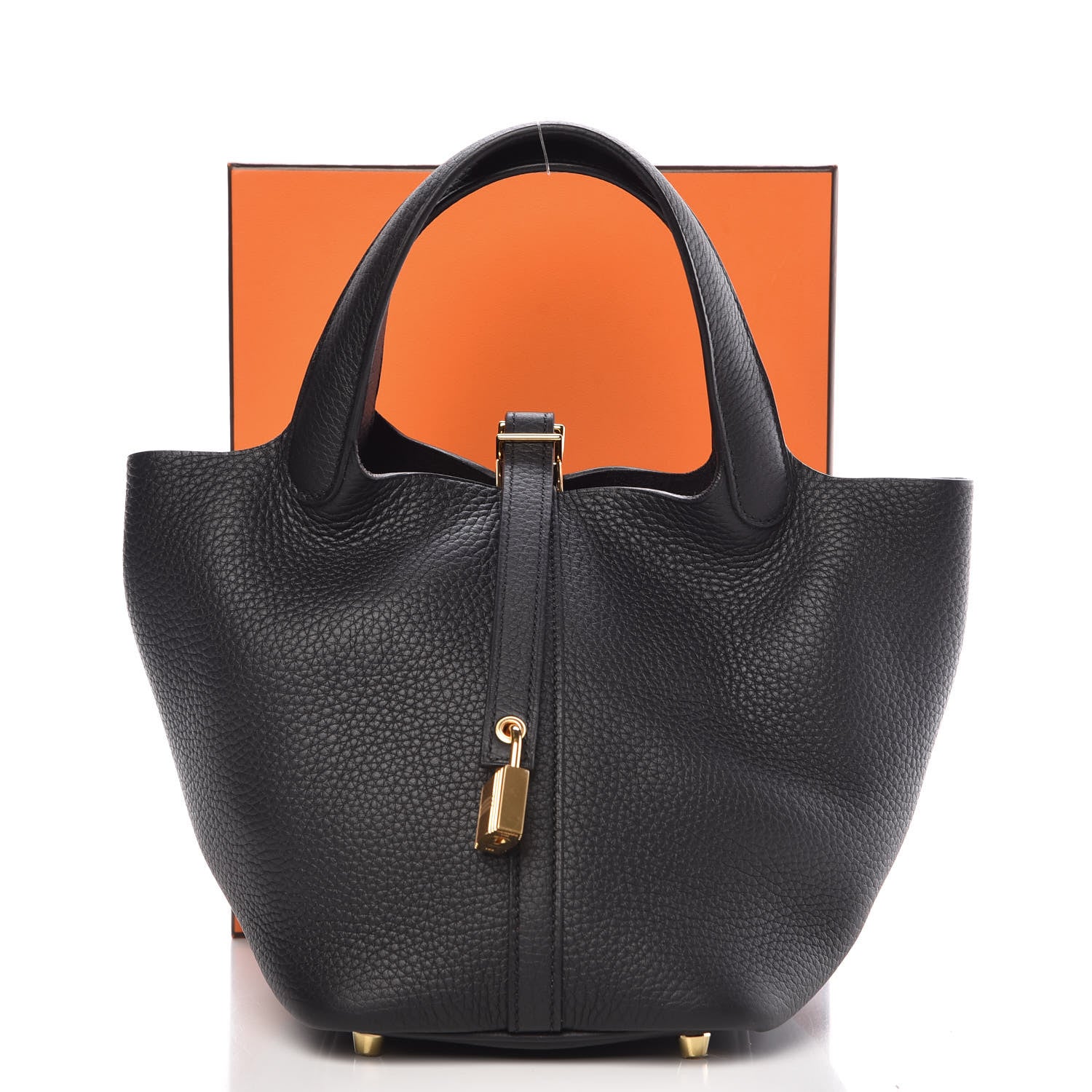Hermes Taurillon Clemence Picotin Lock 18 PM Black 10 of 10