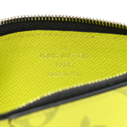 Louis Vuitton Monogram Taiga Coin Card Holder Yellow 6 of 7