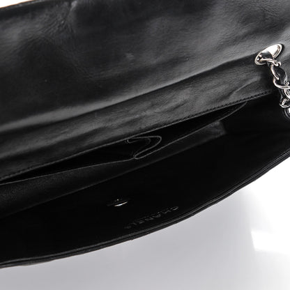 Chanel Lambskin Quilted East West Flap Black 5 of 7