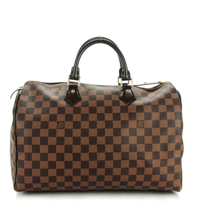 Louis Vuitton Damier Ebene Speedy 35 1 of 8