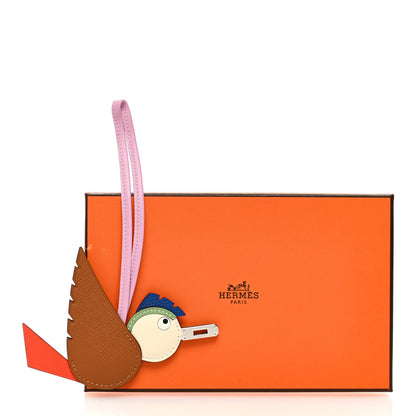 Hermes Epsom Swift Chevre Mysore Birdy Bag Charm Mauve Sylvestre Vert Poppy Gold Nata Craie 5 of 5