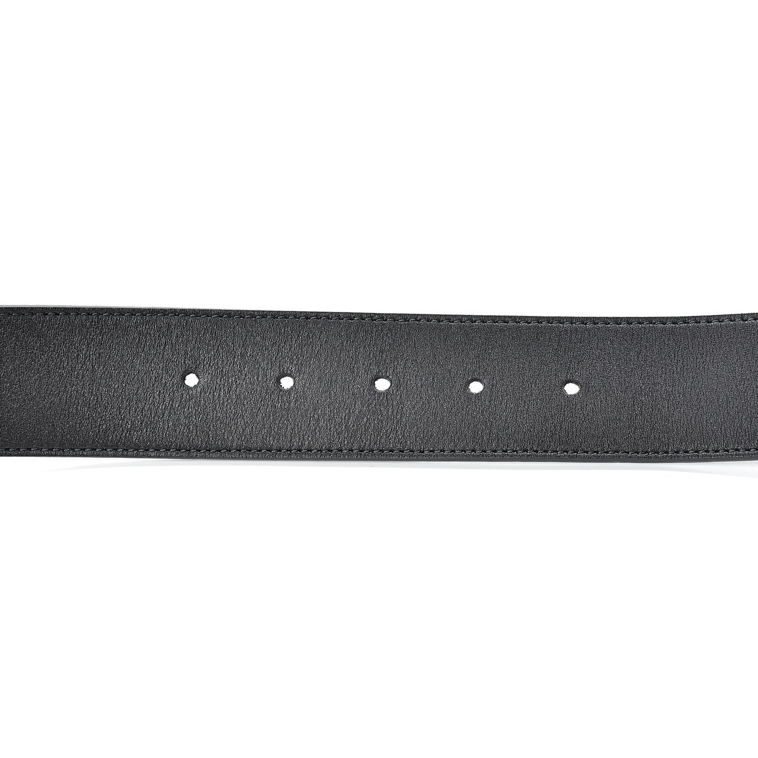 Gucci Moon Calfskin Nickel Double G 40mm Belt 85 34 Black 4 of 5