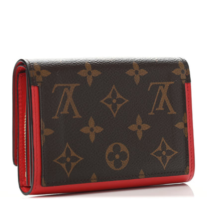 Louis Vuitton Monogram Flore Compact Wallet Coquelicot 2 of 4